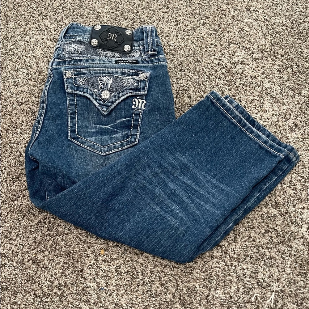 MISS ME cropped jeans